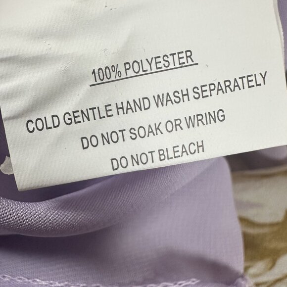 Saints & Secrets Purple Floral Mini Dress In Women's‎ Size Medium Cutout & Ties - Picture 8 of 12